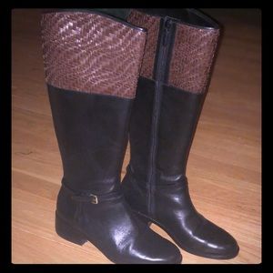 Cole Haan Women's Genevieve Weave Riding Boot